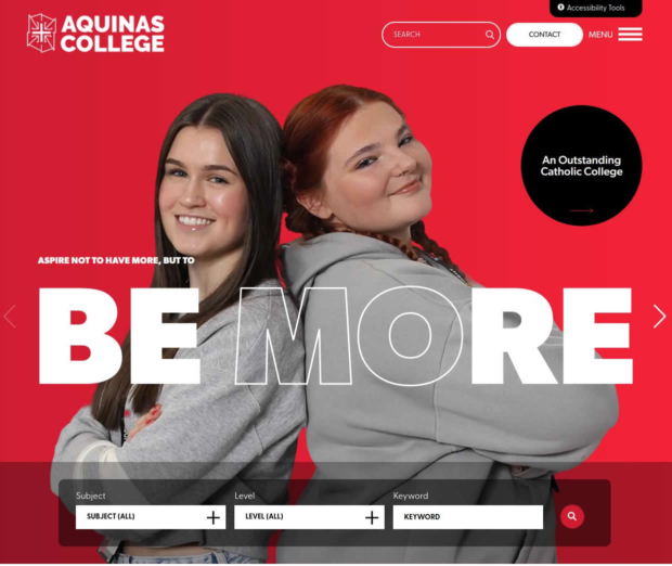 aquinas college mobile screenshot