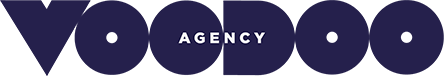 Voodoo Agency purple logo